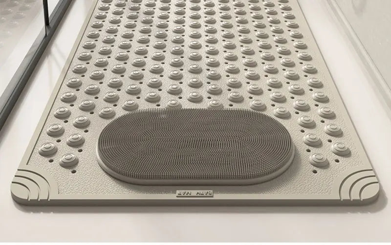 Waterproof Bathroom Anti-Slip Floor Mat Shower Room Dedicated Non-Slip Massage Foot Bath Mat for Bathtub Toilet