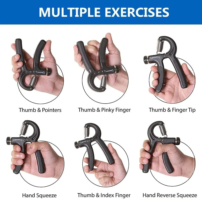 Hand Grips Strengthener Men and Women Arm Spring Finger Massager Expander Hand Exercise Gym Fitness Training Wrist Gripper 2025