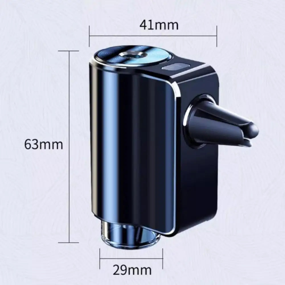 Smart Car Air Freshener Fragrance Dispenser 3 Modes Adjustable Air Vent Car Aromatherapy Diffuser Ultrasonic Atomizer