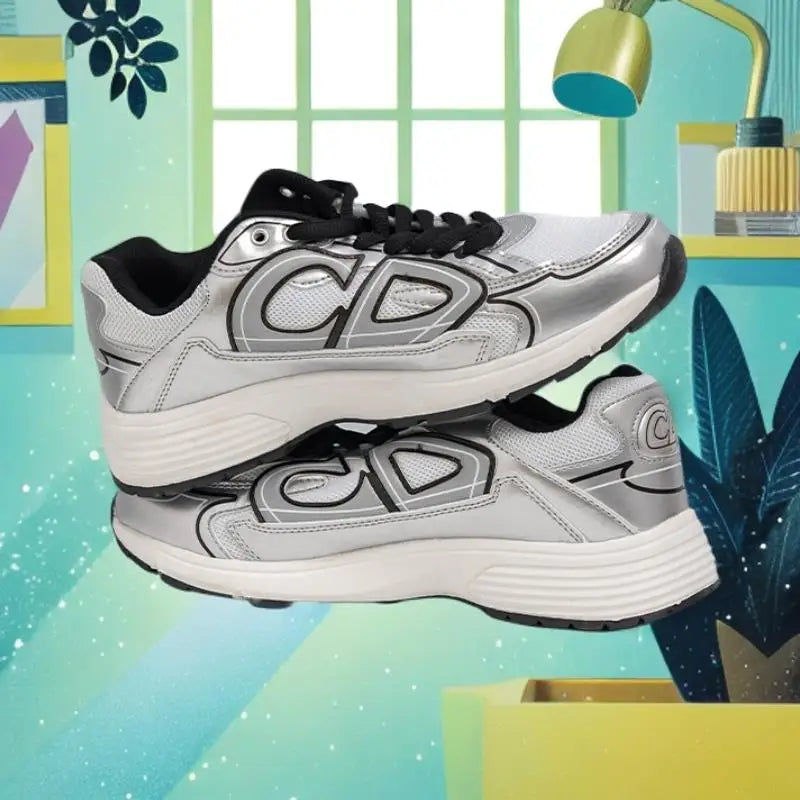 2024 Board Shoes Women's New MR530 Dad Shoes Sports Shoes Men's Silver Sports Casual Shoes
