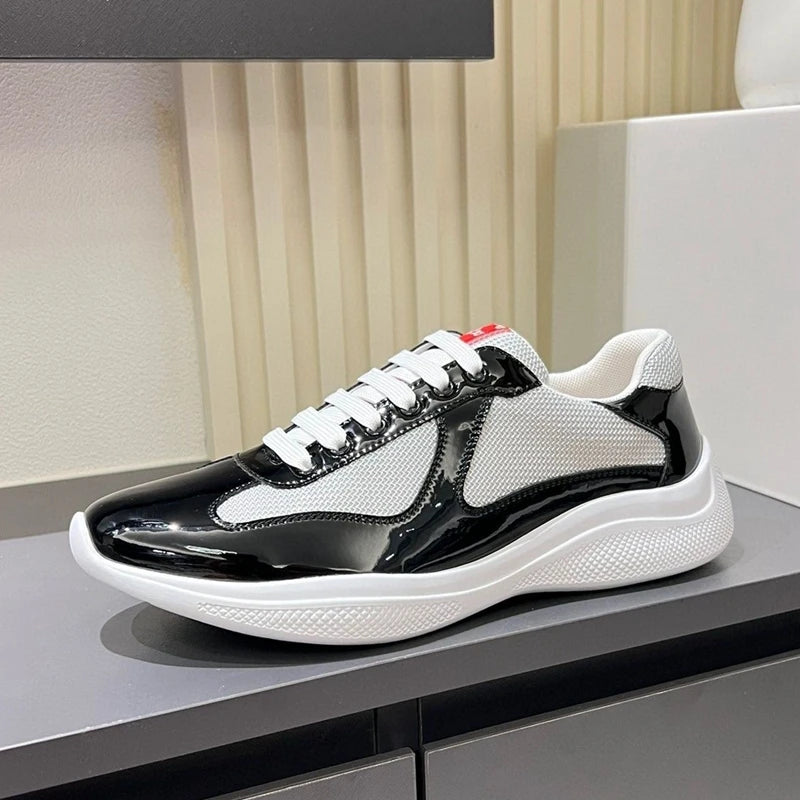 2025 Men's fashion, personality, women's leisure, fully equipped sports shoes, leather mesh, breathable running shoes, rubber ou