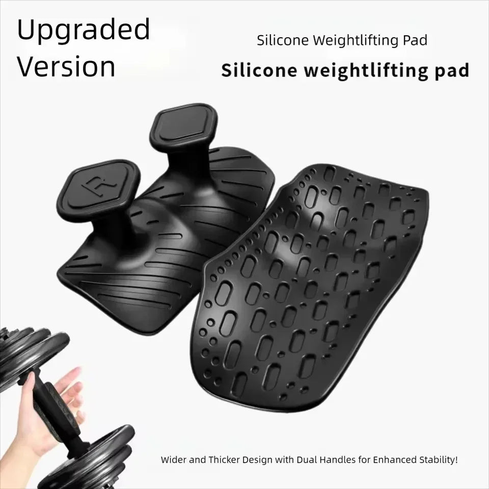 Cowhide Weightlifting Gloves Palm Protection Silicone Anti-slip Wear-resistant Fitness Sports Training Palm Guard Grip Handle