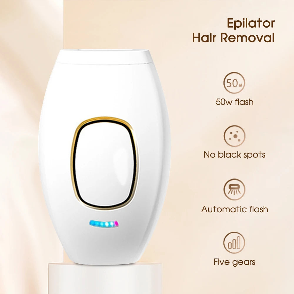 Popular hair removal device laser hair removal device IPL household women's shaving strong pulse hair removal device