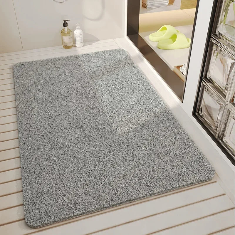 Bathroom Non-slip Mat Shower Room Bathing Foot Mat Wire Ring Toilet Floor Mat Household Waterproof Mat