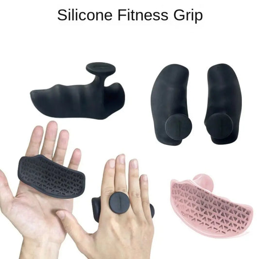 1 Pair Ergonomic Fitness Palm Guard Anti-slip Elastic Weightlifting Palm Protector Silicone Anti-friction