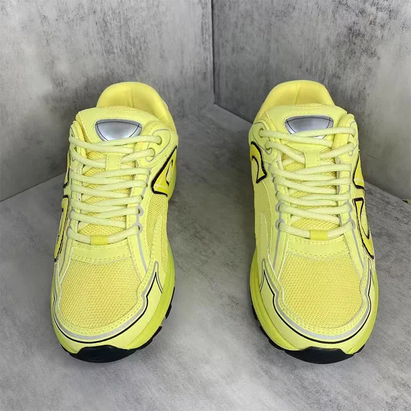 2025 New  B30 Summer Breathable thick-soled mesh casual sports shoes for teenagers, Men's  Bad trendy shoes