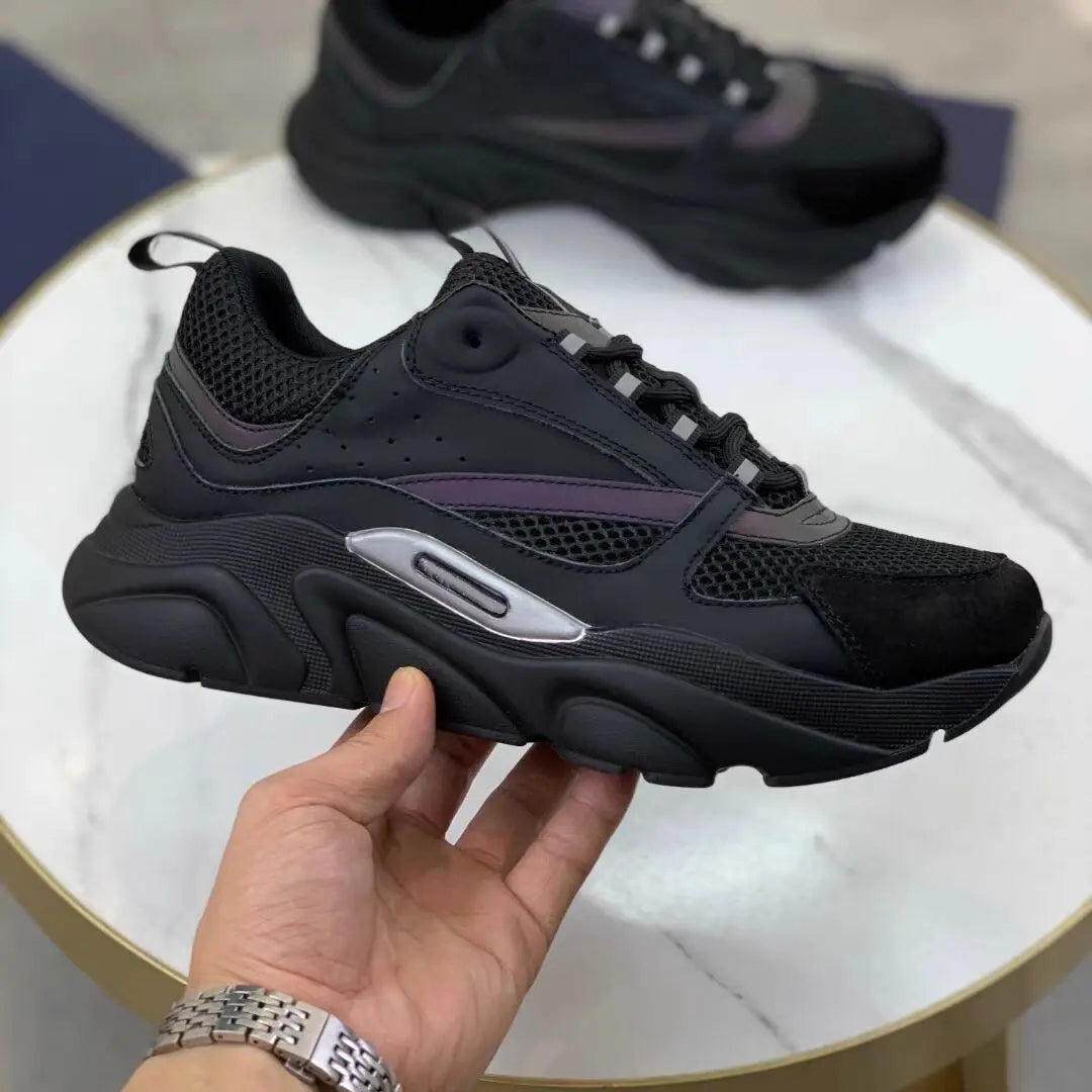 2025 High Quality Fashion Low Sneakers for Men Women Breathable Comfortable Outdoor Lace-up b22 Walking Sports Sneakers eur36-45