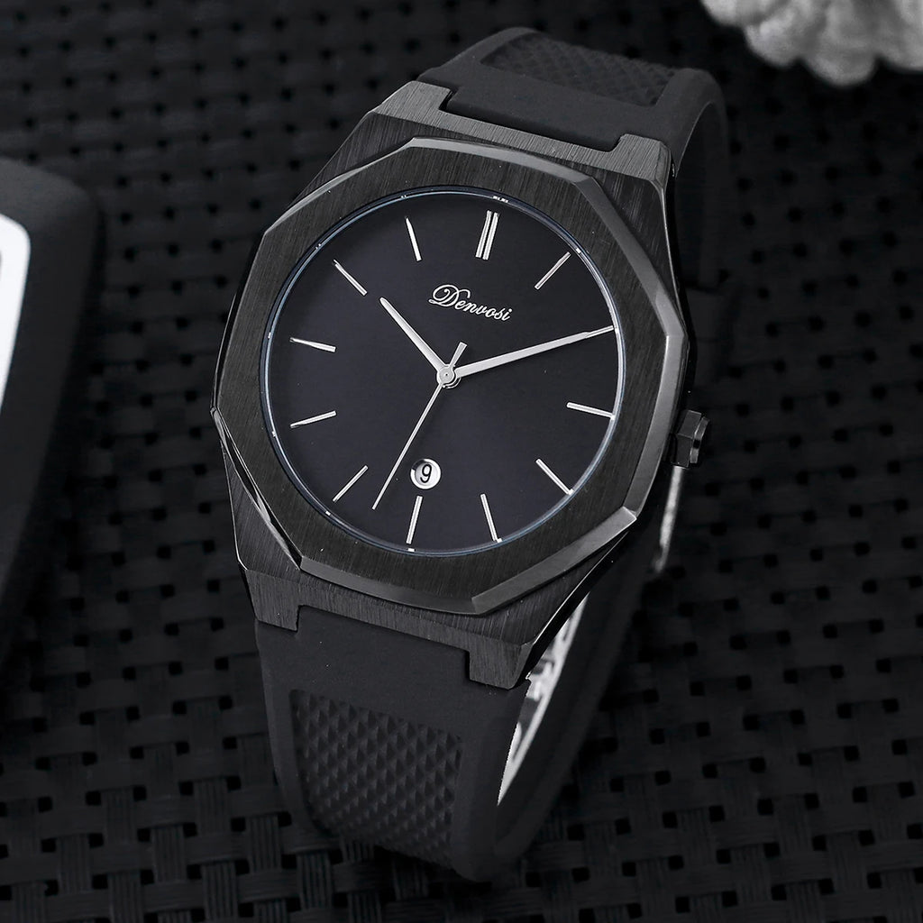 Simple leisure sports men's quartz watch  Waterproof casual wristwatch for men