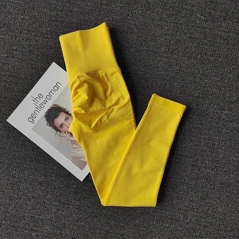 Women's High Waist Seamless Leggings Quick Dry Elastic Yoga Fitness Gym Jogging Pants Push up Leggings  Sportswear