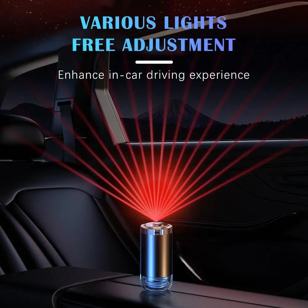 Smart Car Air Freshener, Rechargeable Car Aroma Diffuser, 5 Levels Of Adjustable Intelligent Car Diffuser