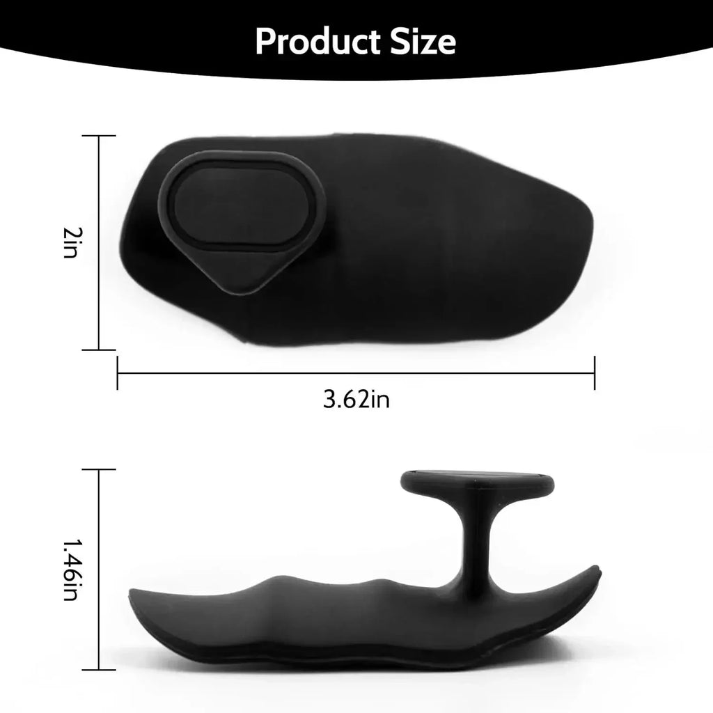 2 Pcs Fitness Gloves Grip Enhancer Silicone Four Hole Grip Cross Training Palm Handshake Manual Protection Gymnastics Exercise