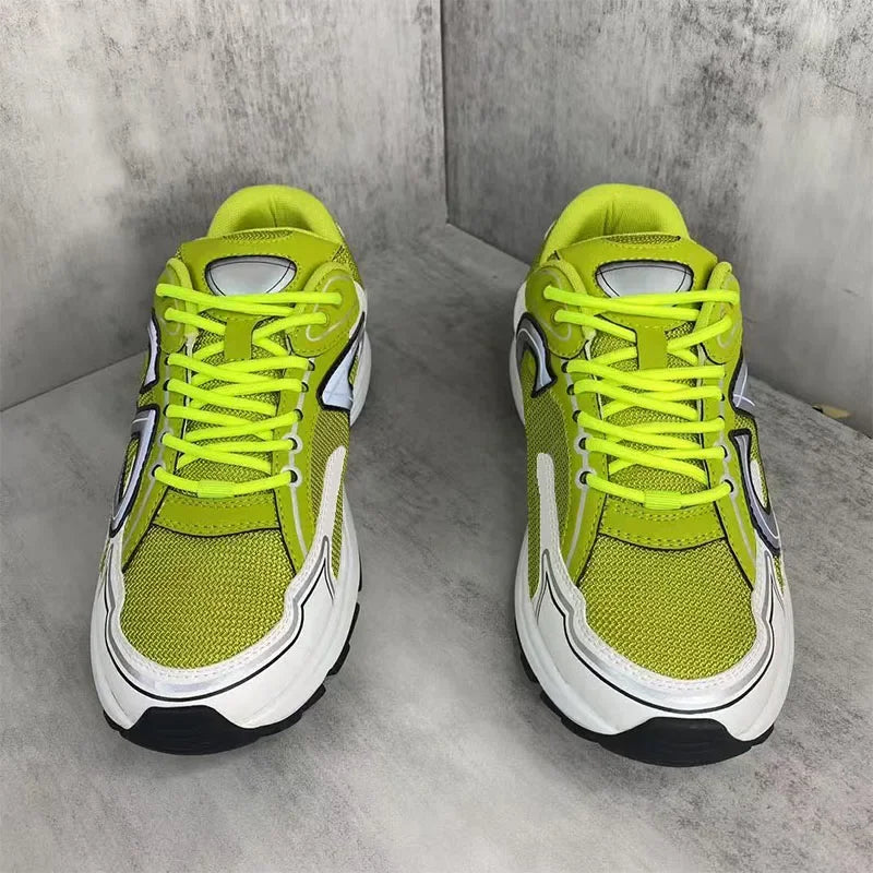 2025 New  B30 Summer Breathable thick-soled mesh casual sports shoes for teenagers, Men's  Bad trendy shoes