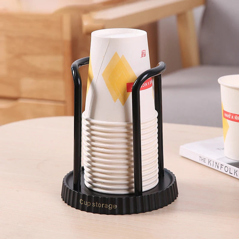 Household Disposable Paper Cup Holder, Desktop Paper Cup Storage Rack, Suitable For Living Room, Dining Room And Other Cup Taker