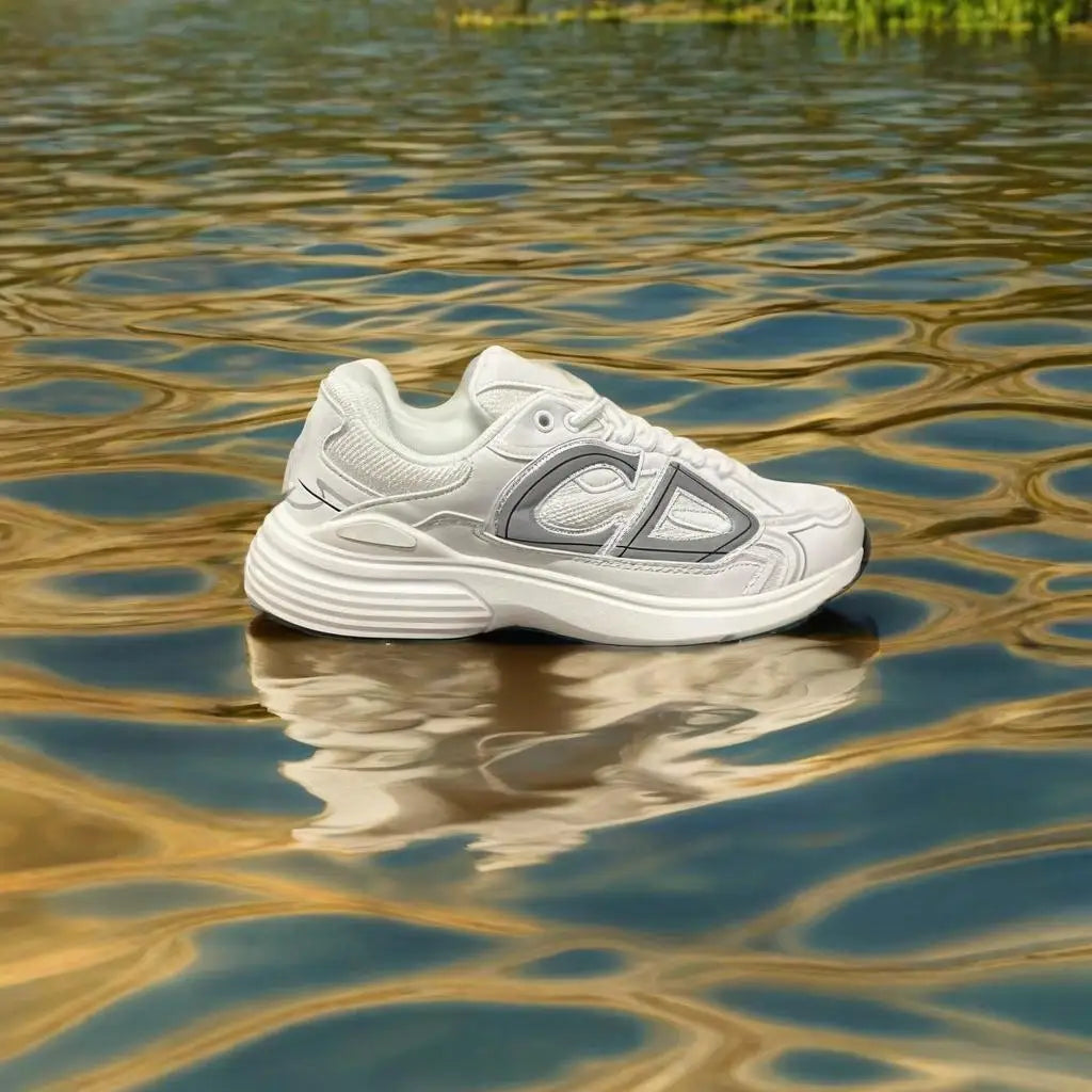 Men Running Shoes 2025 New Casual Mesh Breathable Lace-Up Sport Shoes Male Fashion Lightweight Non-Slip b30 Walking Shoes