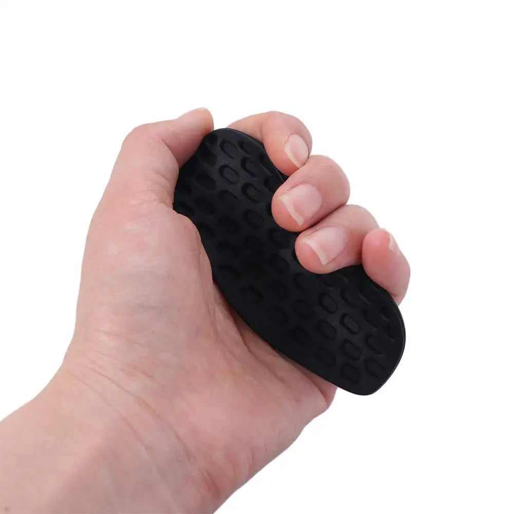 1 Pair Ergonomic Fitness Palm Guard Elastic Honeycomb-shaped Weightlifting Palm Protector Anti-slip Silicone