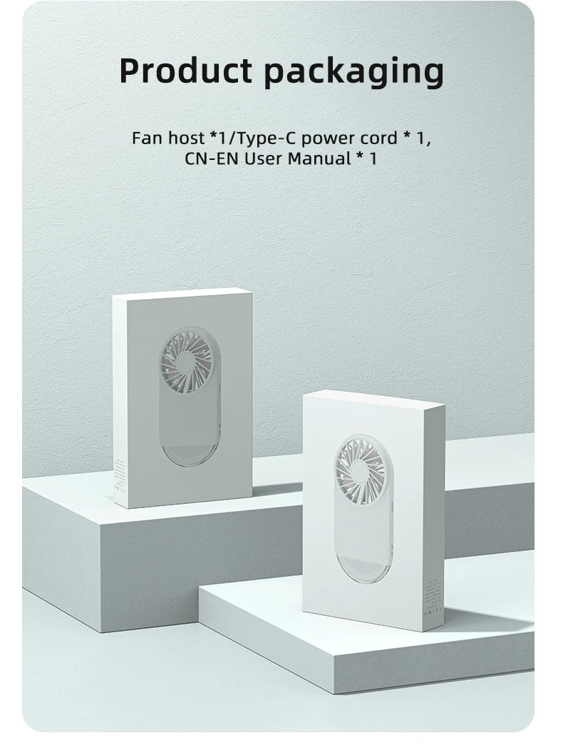 Handheld Turbo Fan Mini Portable Hand, 1200mAh USB Rechargeable Personal, Battery Operated Pocket Fan with 4 Speeds for