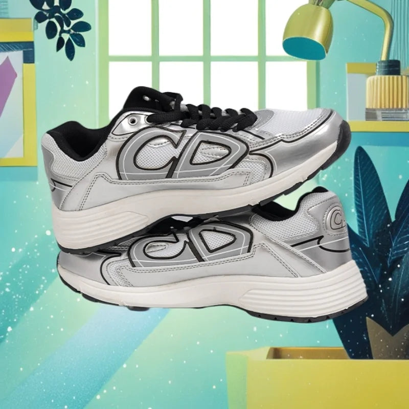 2024 Board Shoes Women's New MR530 Dad Shoes Sports Shoes Men's Silver Sports Casual Shoes