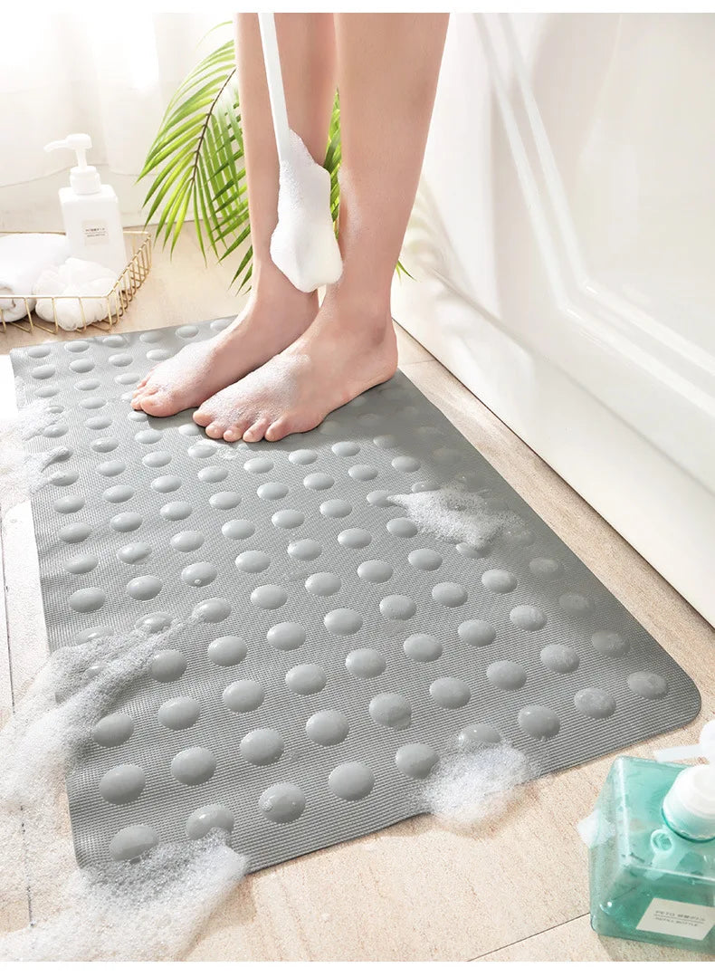 Bathroom Mat Anti-slip Grip Mat Soft Shower Massage Mat Bathtub Carpet Shower Mat Floor Mats Hotel High End Feel 2025