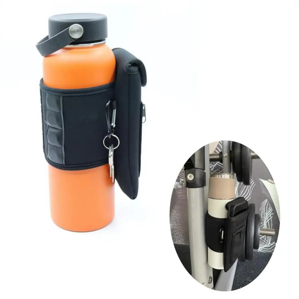 Magnetic Water Bottle Sleeve Portable Gym Water Bottle Bag Holder Magnetic Bottle Gym Bag Built-in Magnet Easy Attachment
