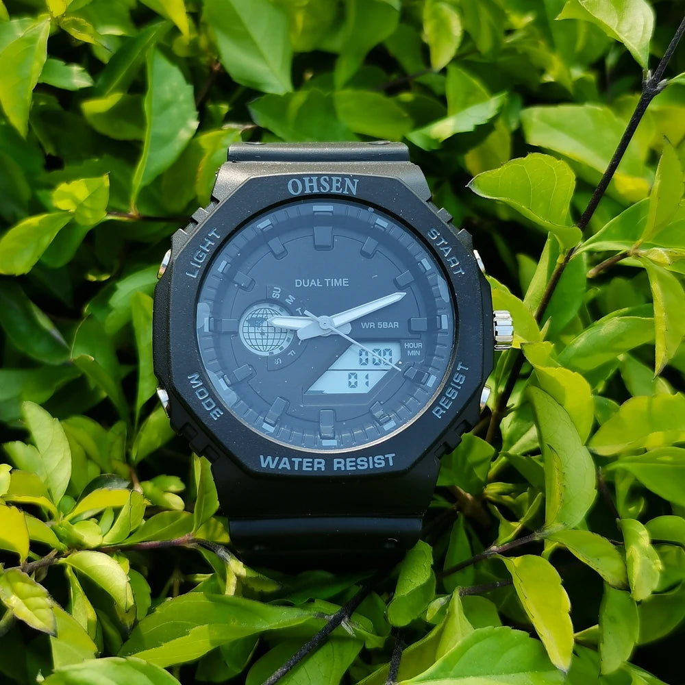 Digital Watch Military Waterproof Sport Quartz Men Watches Dual Time Black G style Fashion Tactical Electronic Wristwatch Clocks