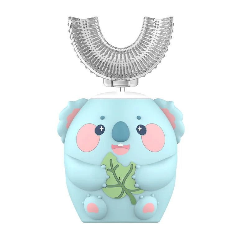 360 Degrees Intelligent Automatic Electric Toothbrush for Kids Children Rechargeable U Shaped Smart Sonic Tooth Brush Waterproof