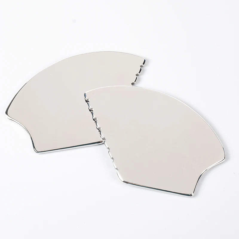 Gua Sha Facial Tool, Stainless Steel GuaSha Massage Tool Natural Universal Facial Silver Metal Gua Sha Board for SPA Acupuncture
