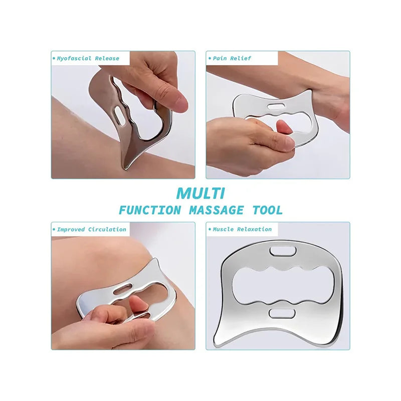 Gua Sha Stainless Steel Massage Tools Muscle Scraper Tool, Physiotherapy Tools, Muscle Gua Sha Tools