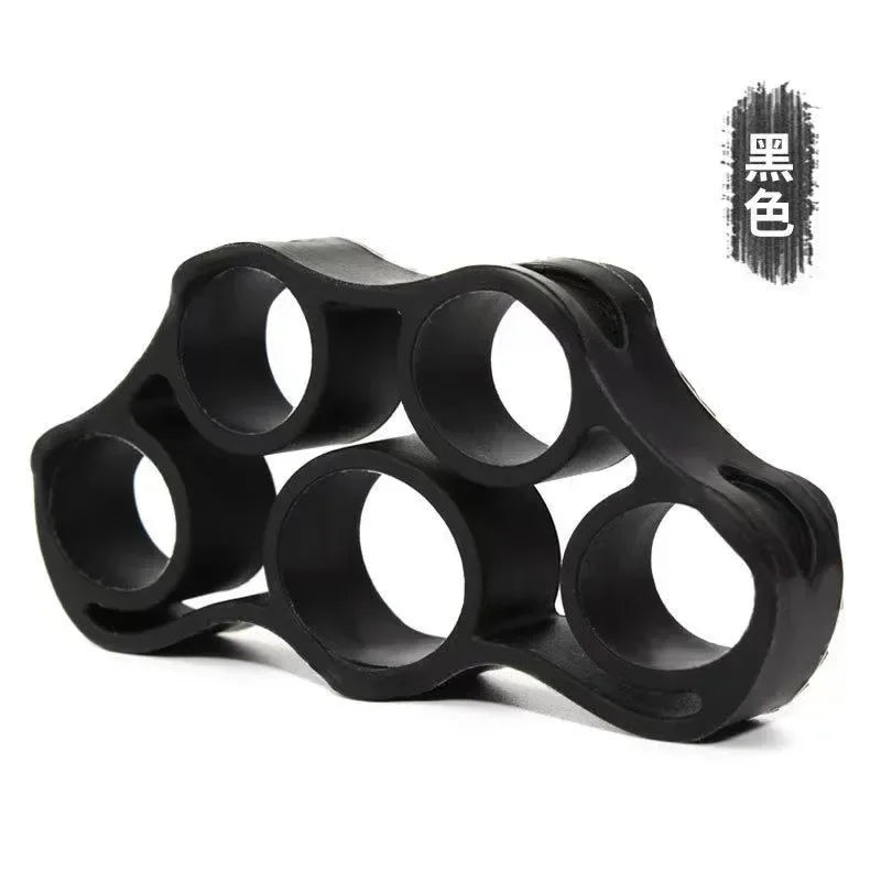 Hand Grip Strengthener Gripper Finger Strengthener Excercise Equipment in Home Elastic Silicone Wrist Gripper Resistance Belt
