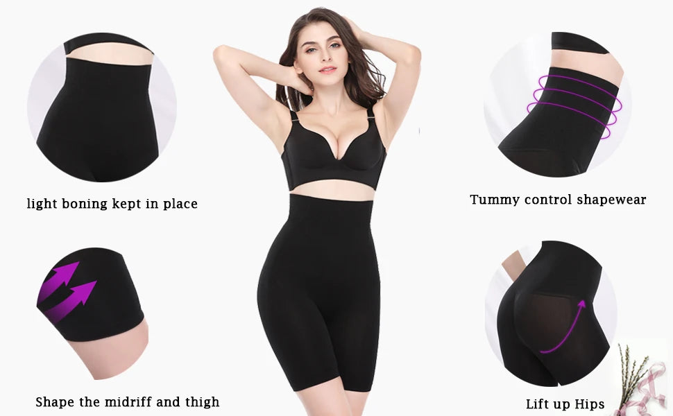 Shapewear Butt Lifter Seamless Women High Waist Slimming Panty Tummy Control Knickers Pant Briefs  Underwear Ladies Body Shaper