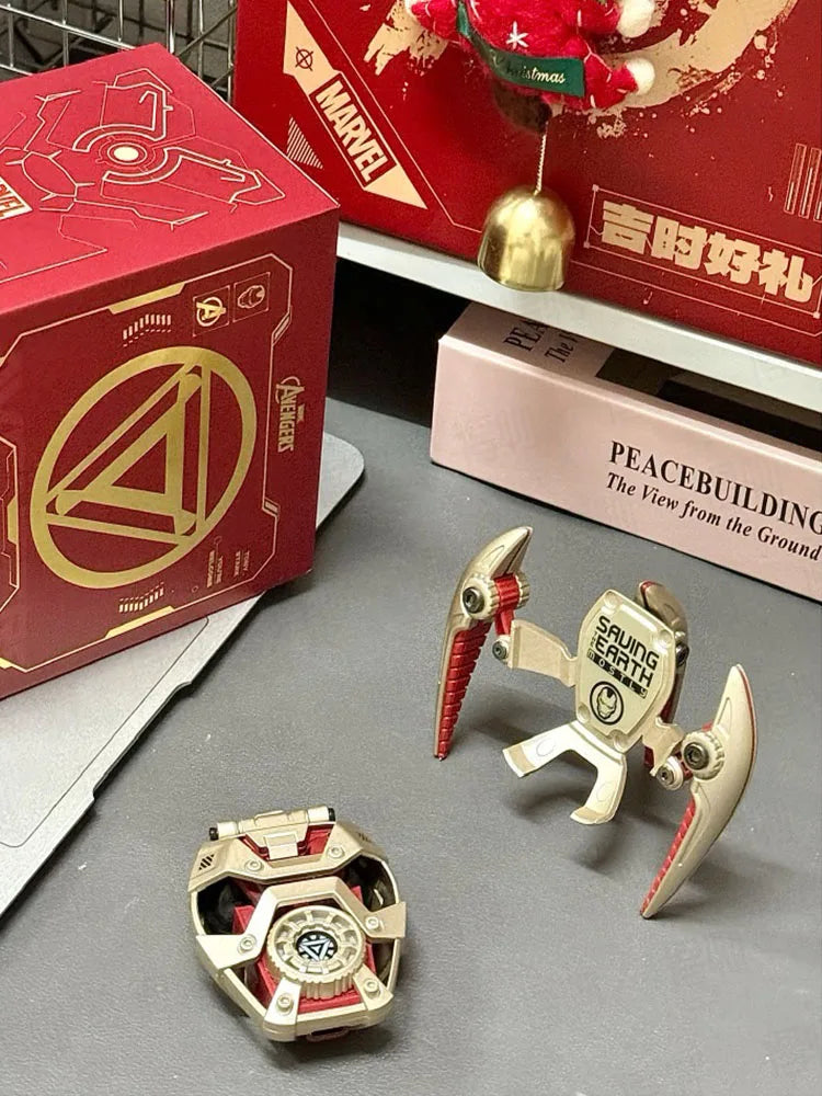 MARVEL Collaboration Bluetooth Headphones ANC Active Noice Cancellation Bluettoth Wireless Earphones Sports Gaming Gift Iron Man