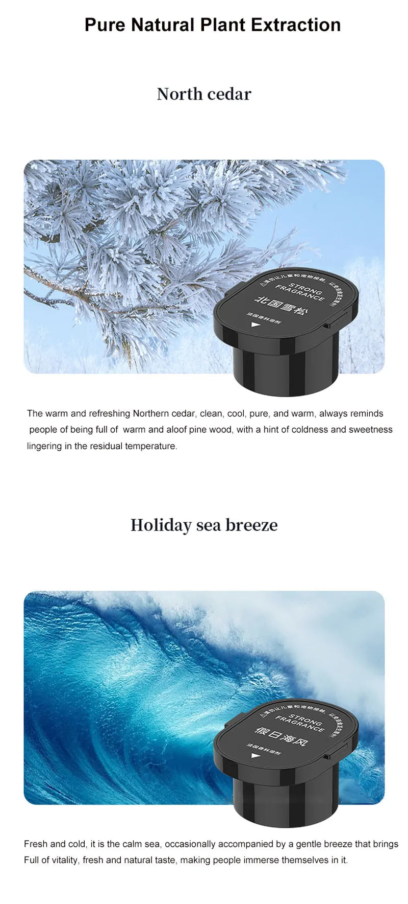 Smart Car Air Freshener Fragrance Mist Diffuser Ambient Light Interior Odor Remove 5 Scent Car Aromatherapy Refill Kit Good Smel