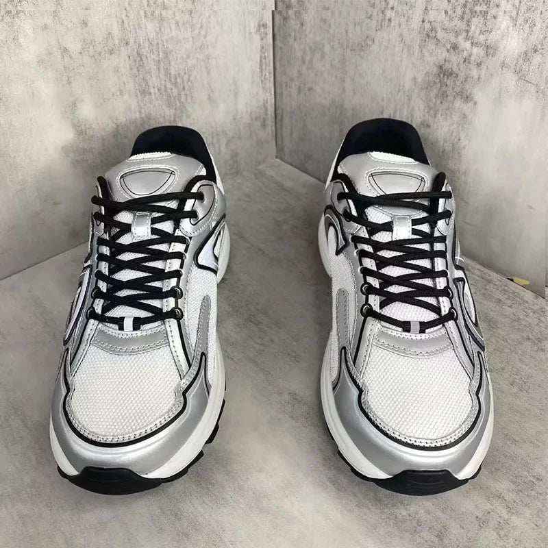 2025 New  B30 Summer Breathable thick-soled mesh casual sports shoes for teenagers, Men's  Bad trendy shoes