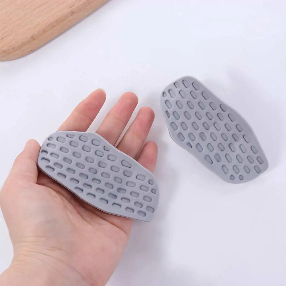 1 Pair Ergonomic Fitness Palm Guard Elastic Honeycomb-shaped Weightlifting Palm Protector Anti-slip Silicone