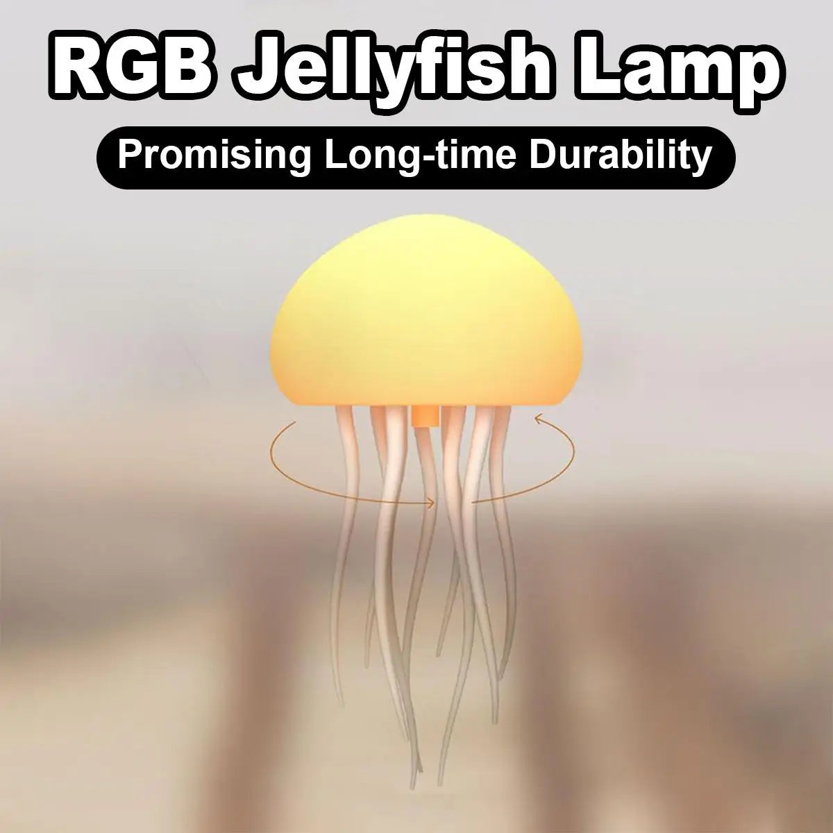 Jellyfish Night Light Floating Lamp Atmosphere Creative Bedside Usb Decorative Lights Cute Room Decor Holiday Decoration Hanging