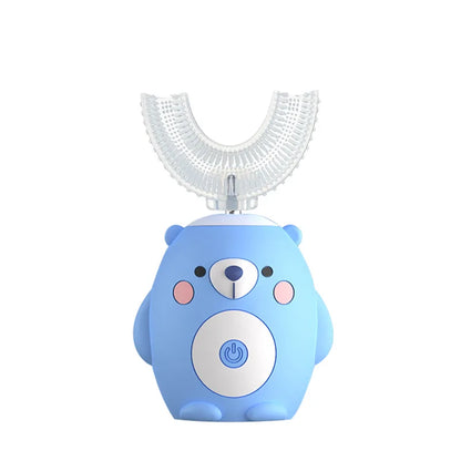 360 Degrees Intelligent Automatic Electric Toothbrush for Kids Children Rechargeable U Shaped Smart Sonic Tooth Brush Waterproof