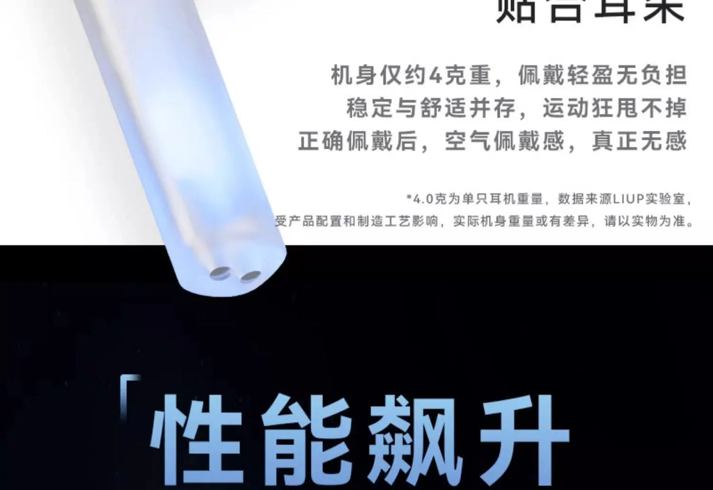 Liup Lp1 Bluetooth Wireless Earphone Luminous Quicksand Earbuds Active Noise Reduction Headphones Custom Low Latency Earphones