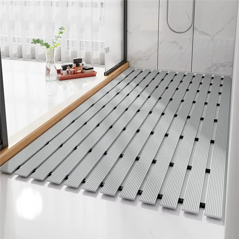 SOFT-Bathroom Anti-Slip Mat - Waterproof Shower Foot Mat For Home And Hotel, Floor Protection, Prevents Slipping
