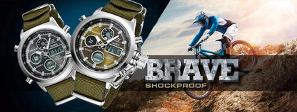 Digital Watch Military Waterproof Sport Quartz Men Watches Dual Time Black G style Fashion Tactical Electronic Wristwatch Clocks