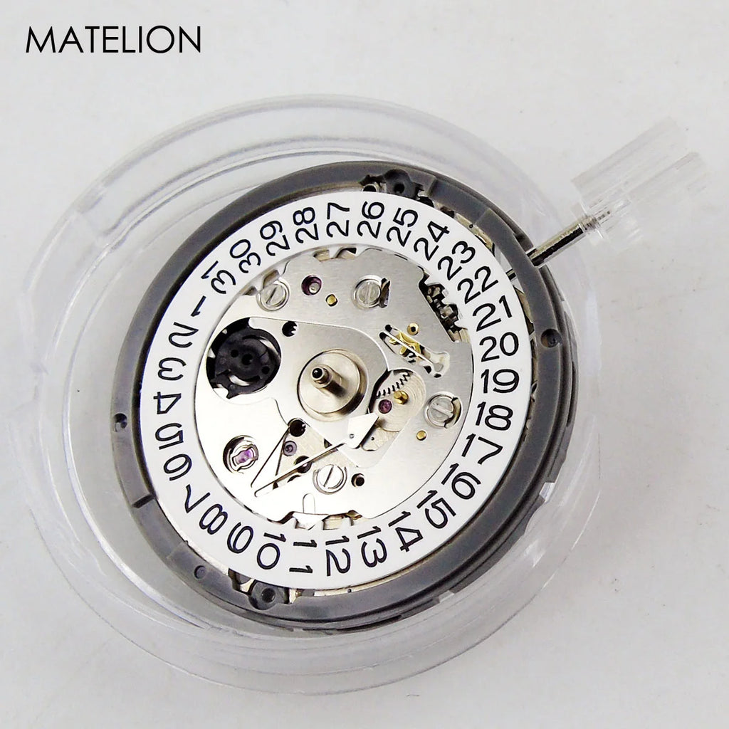 High Accuracy NH35A Automatic Movement Self-winding MOD Watch Accessories 3H Crown 21600Bph White Date Wheel Hacking Seconds