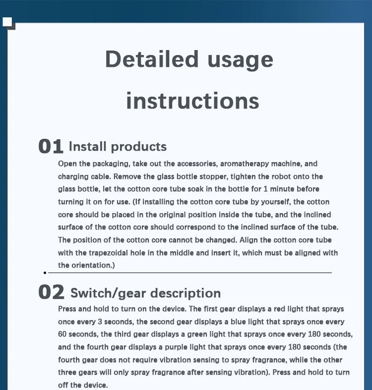 Smart Car Air Freshener AI Rechargeable Car Aroma Diffuser Smart eyes 4 Levels of Adjustable Intelligent Car Diffuser Gift