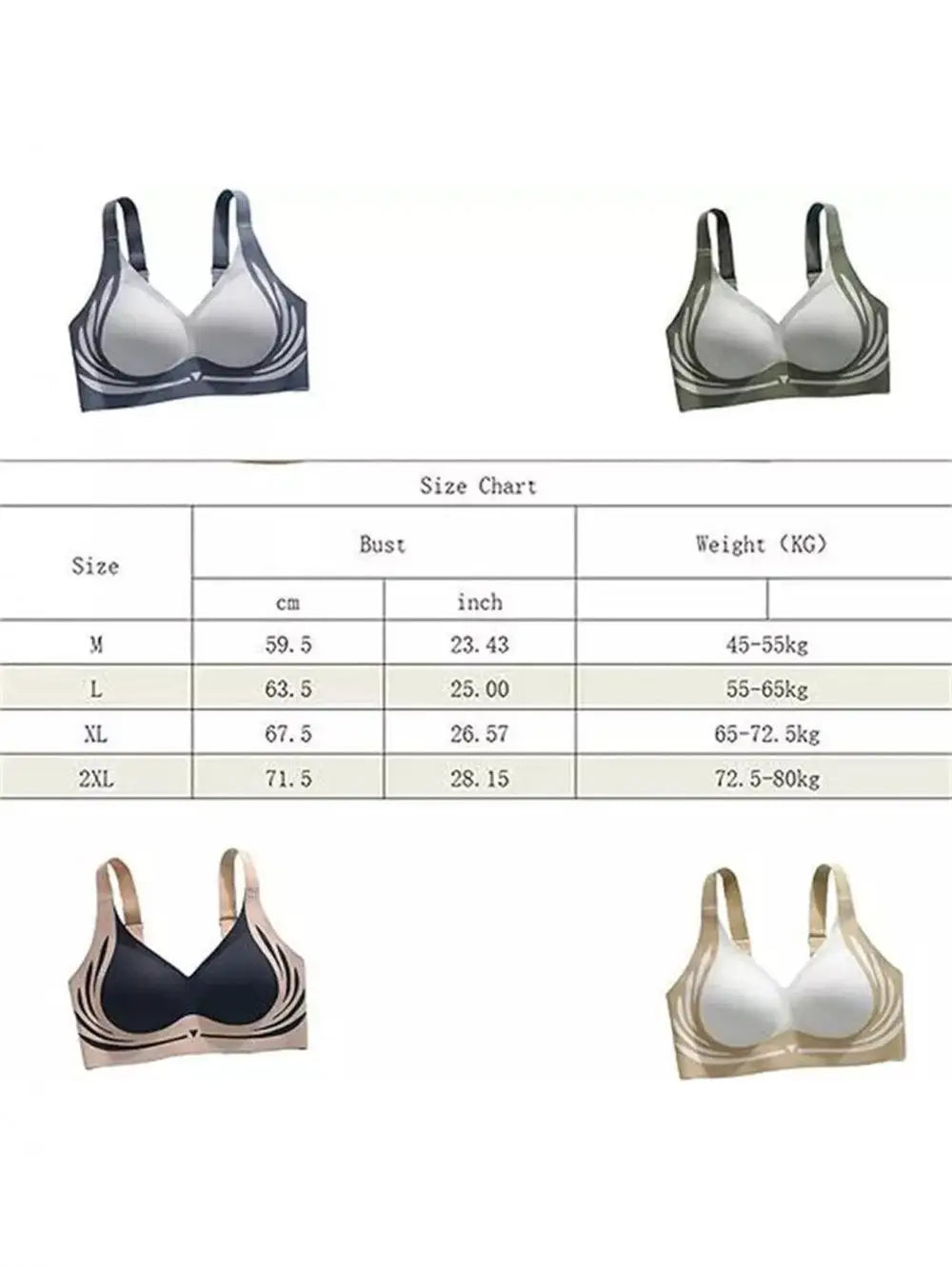 Seamless Ladies Underwear V-neck No Steel Ring Small Chest Gathered Adjustable Comfortable Thin Top Bra Breathable Gathered