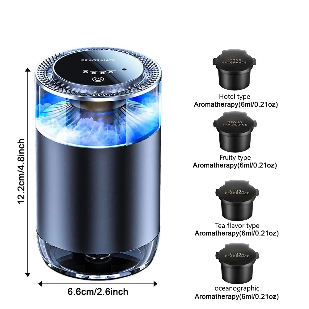 New Smart Car Fragrance  Air Fresheners Ambient Light Auto On/Off Car Air Freshener Diffuser Adjustable Intensity