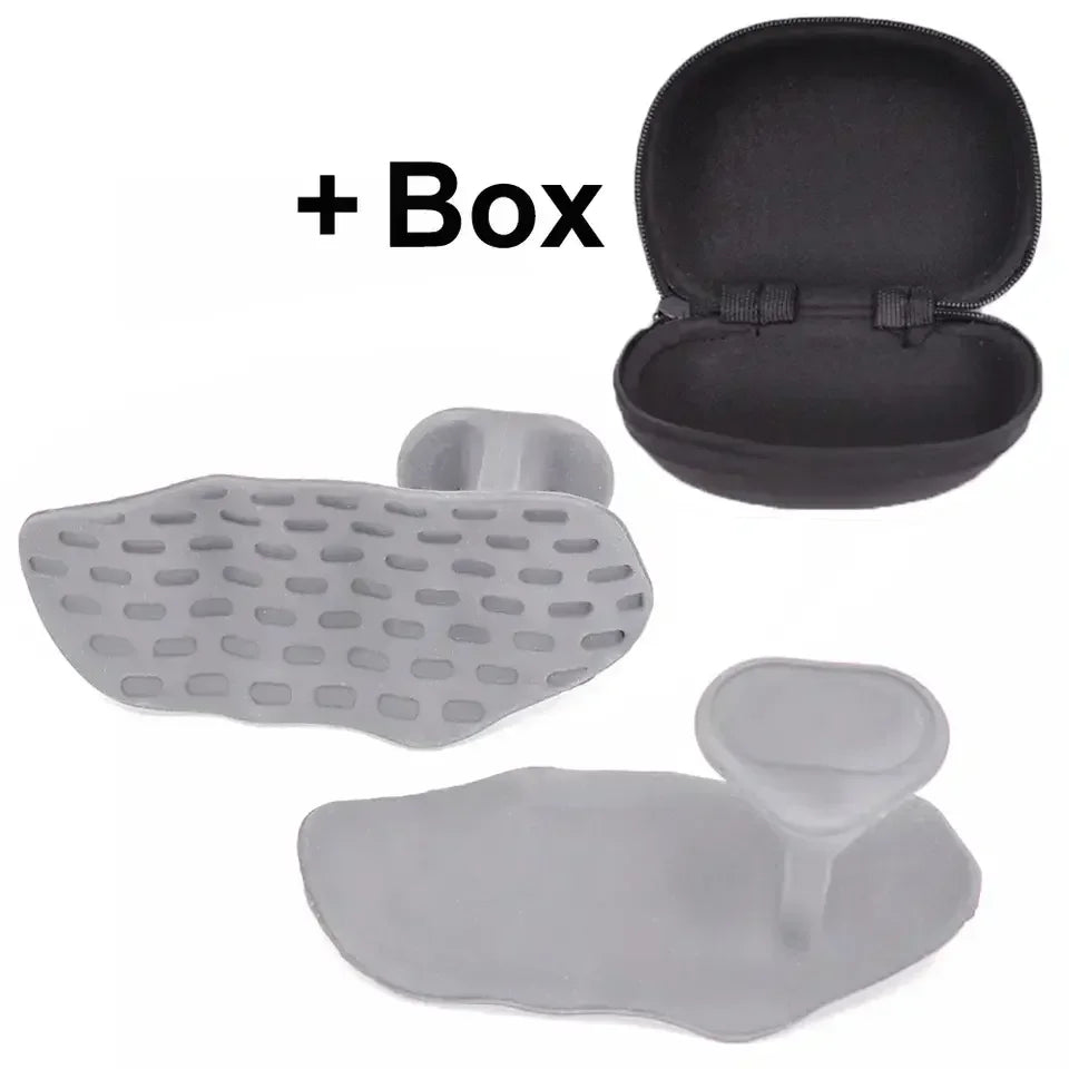 2 Pcs Fitness Gloves Grip Enhancer Silicone Four Hole Grip Cross Training Palm Handshake Manual Protection Gymnastics Exercise