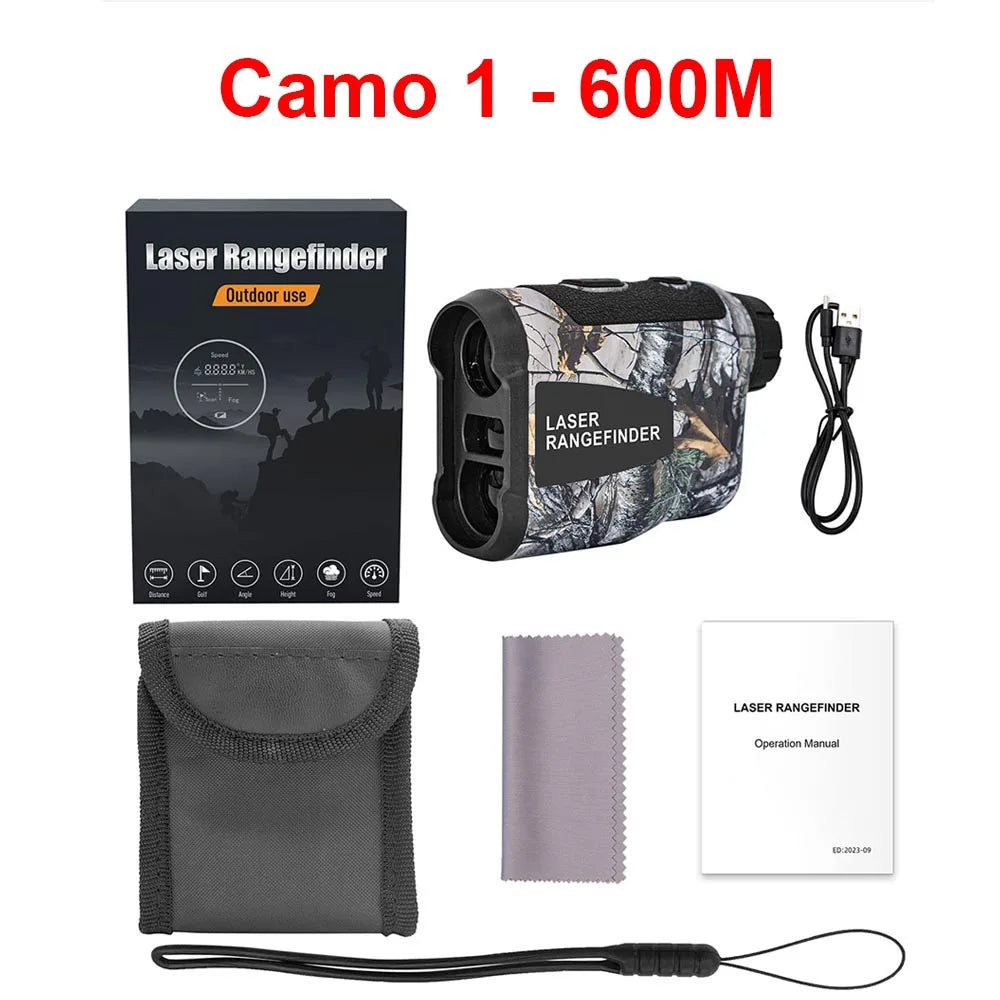 Laser Rangefinder for Hunting Golf Range Finder Distance Meter Telescope Telemeter 600M 800M 1000M Ranging Slope Height Angle