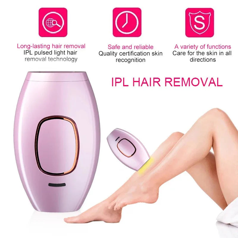 Permanently Home Use Mini Handheld 999999 Flashes IPL Laser Hair Removal Device Painless Personal Care for Men and Women 881