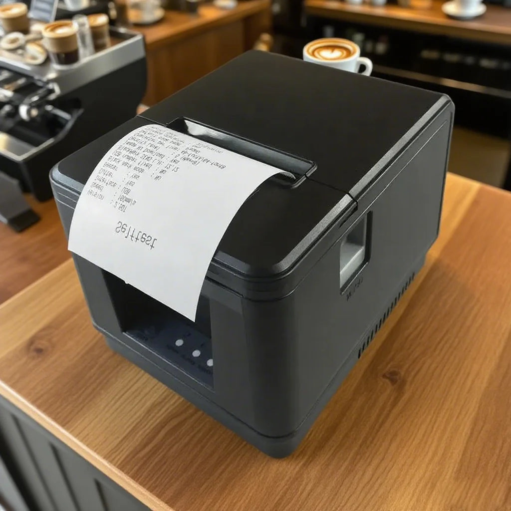thermal printer is register (receipt) ticket printer hotels,supermarkets, catering.cash drawers,cash registers,computers