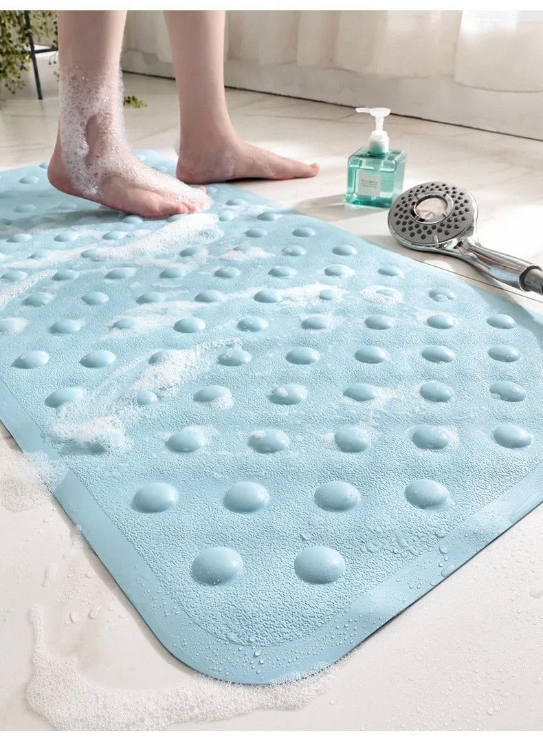 Bathroom Mat Anti-slip Grip Mat Soft Shower Massage Mat Bathtub Carpet Shower Mat Floor Mats Hotel High End Feel 2025