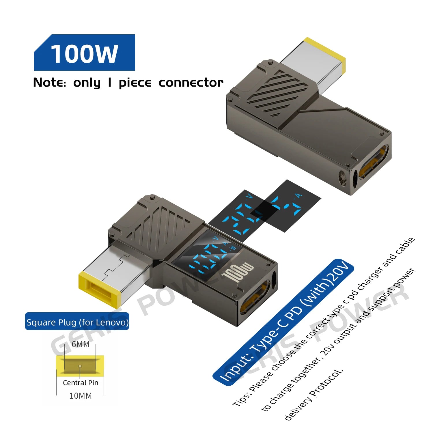 65W 90W 100W USB Type C PD to Laptop Computer Notebook Power Adapter Converter for Asus Dc Power Connector Jack for Lenovo HP