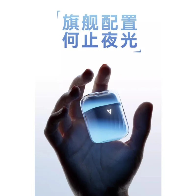 LIUP LP1 Luminous New Headphones Bluetooth Half in Ear Without Sensors Delay AI Active Noise Reduction  Dual Mode Switching Gift