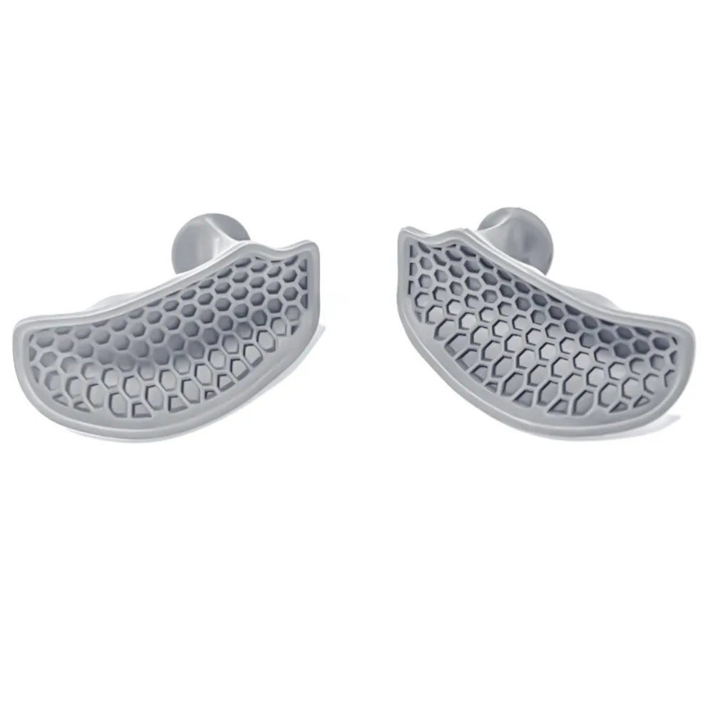 1 Pair Ergonomic Weight Lifting Grips Anti-slip Elastic Workout Gym Gloves Thicken Silicone Silicone Palm Grips Weightlifting